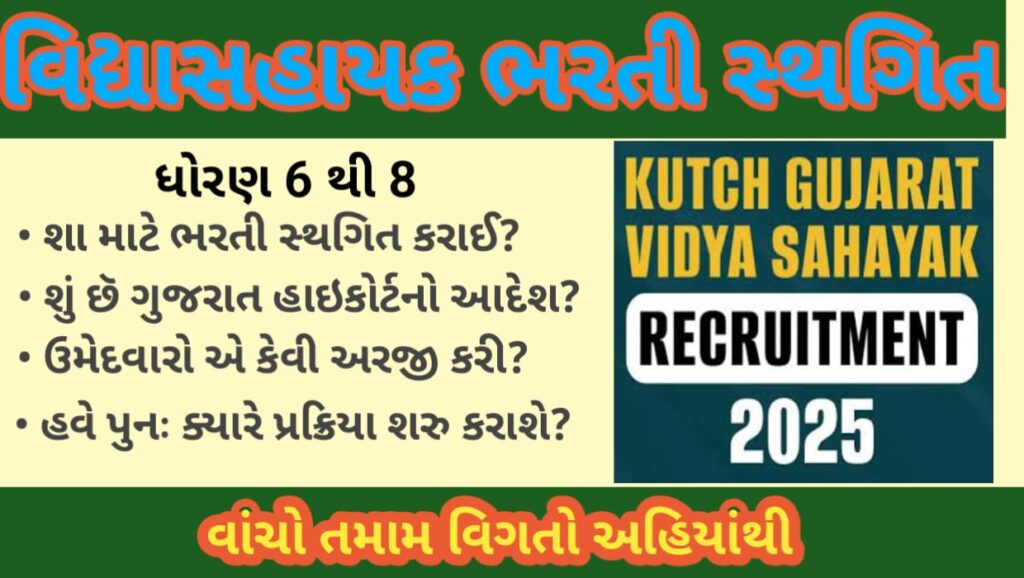 Vidhyasahayak Recruitment 6 to 8